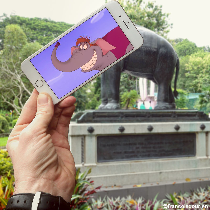 I Insert Iconic Characters Into Real Life Situations Using My Iphone