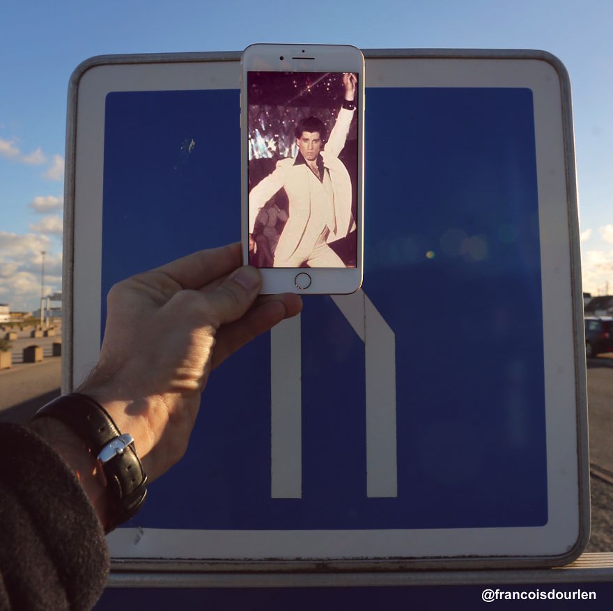 I Insert Iconic Characters Into Real Life Situations Using My Iphone