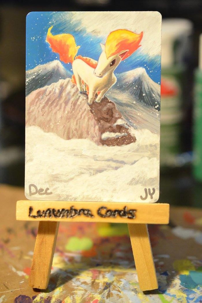 I Bring Old Pokemon Cards Back To Life By Repainting Them