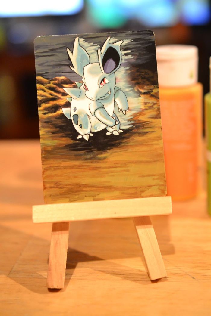 I Bring Old Pokemon Cards Back To Life By Repainting Them
