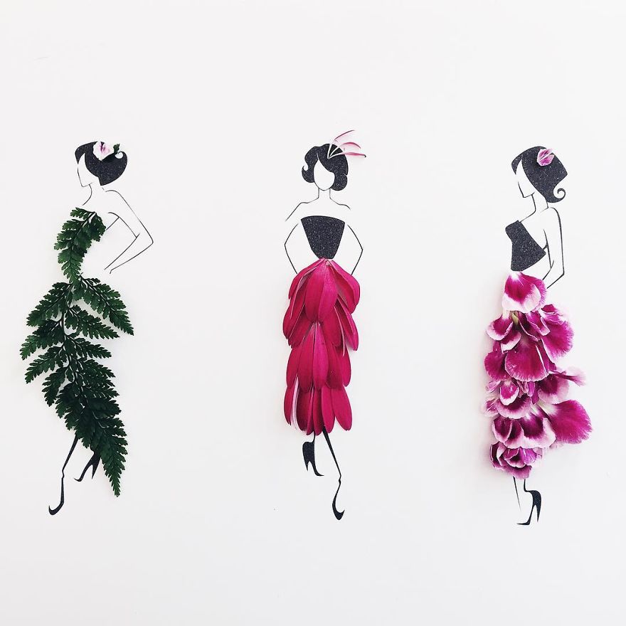 I Created An Illustrated Alter Ego Sassy Du Fleur, Out Of Petals