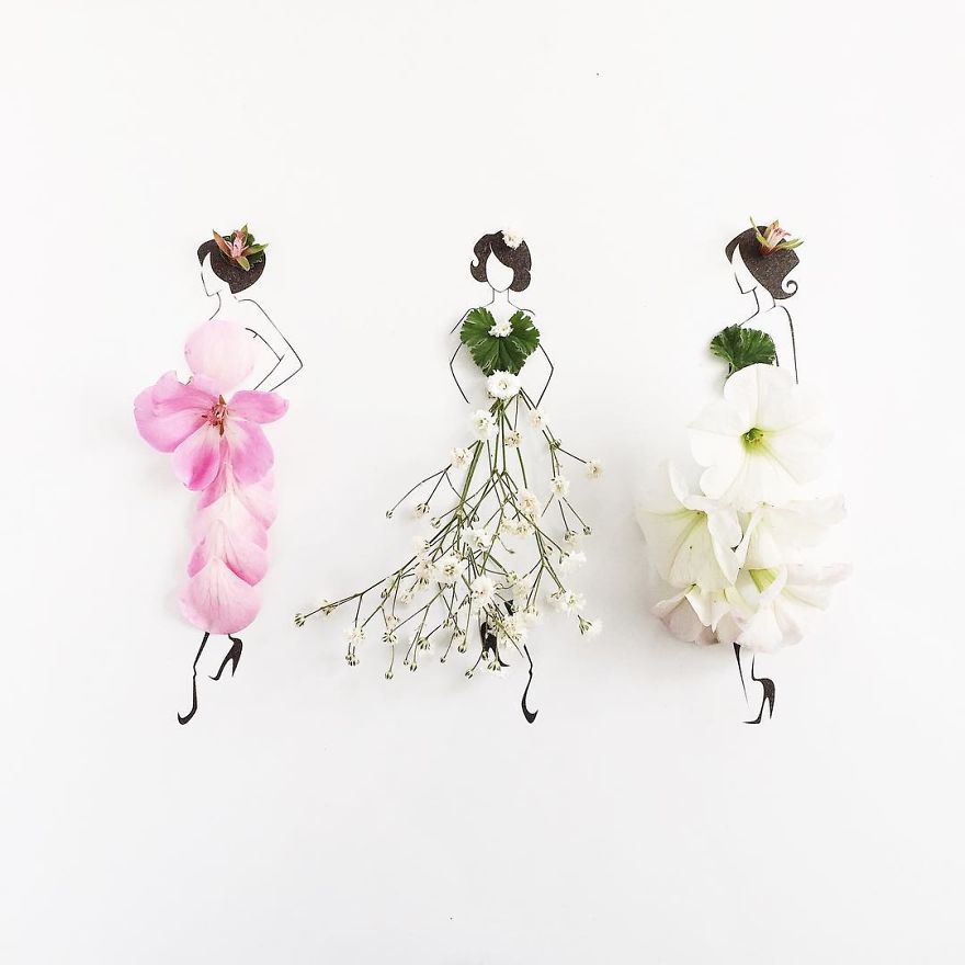 I Created An Illustrated Alter Ego Sassy Du Fleur, Out Of Petals