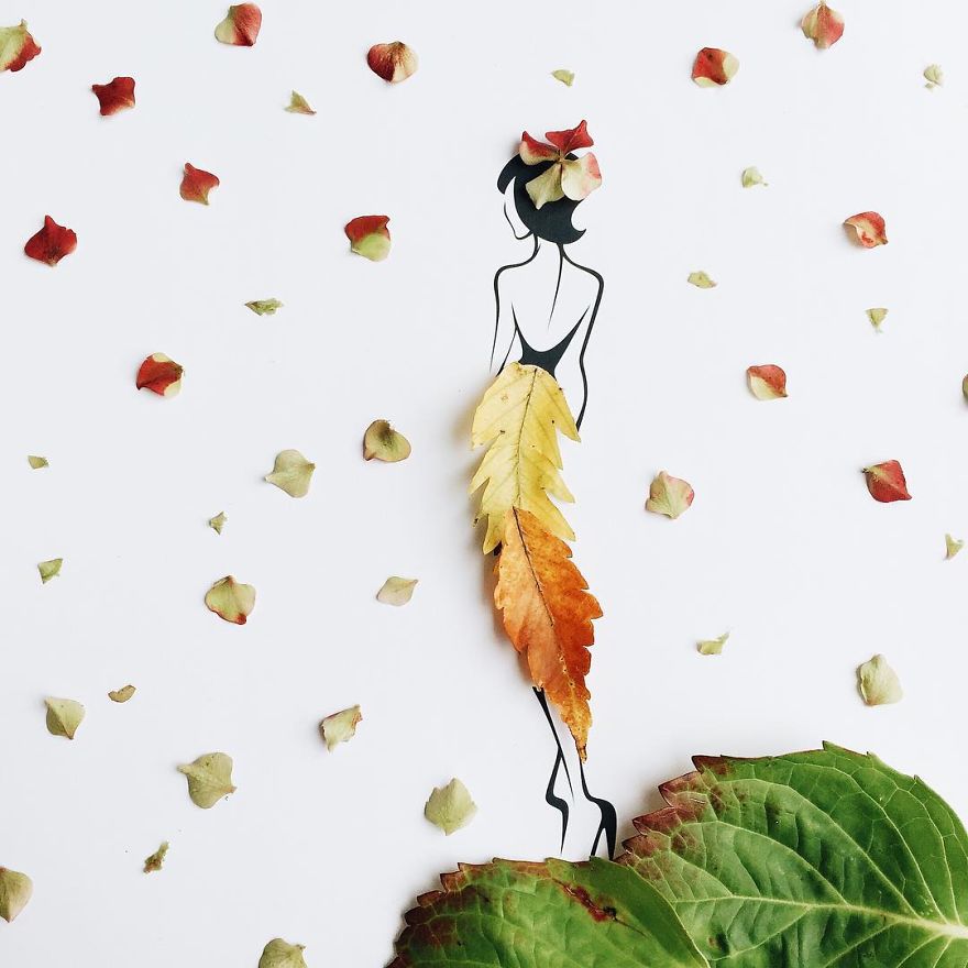 I Created An Illustrated Alter Ego Sassy Du Fleur, Out Of Petals