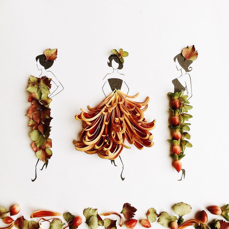 I Created An Illustrated Alter Ego Sassy Du Fleur, Out Of Petals