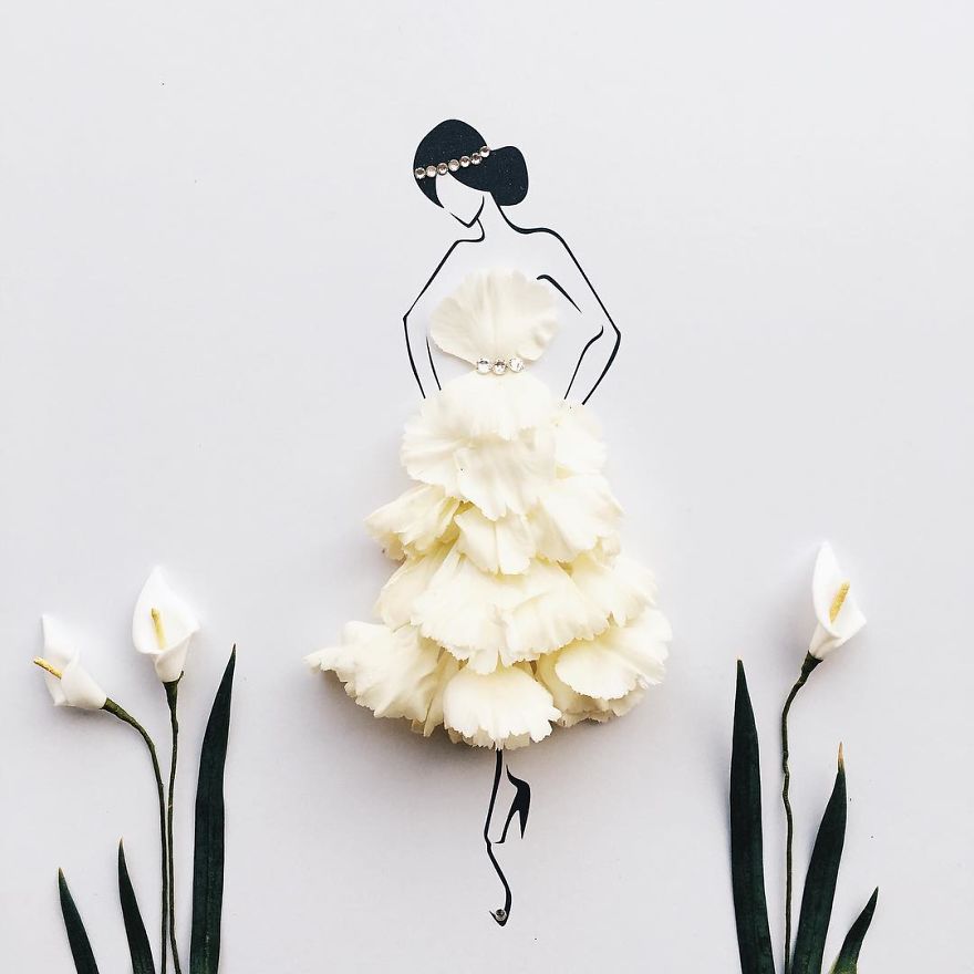 I Created An Illustrated Alter Ego Sassy Du Fleur, Out Of Petals