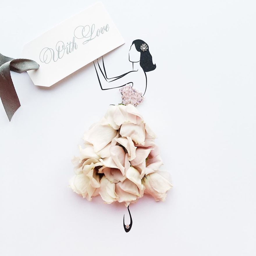 I Created An Illustrated Alter Ego Sassy Du Fleur, Out Of Petals