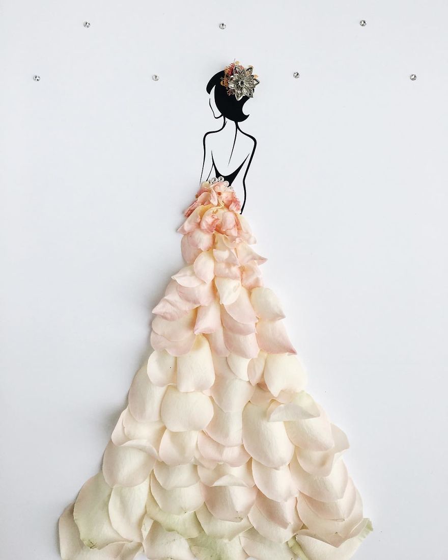 I Created An Illustrated Alter Ego Sassy Du Fleur, Out Of Petals