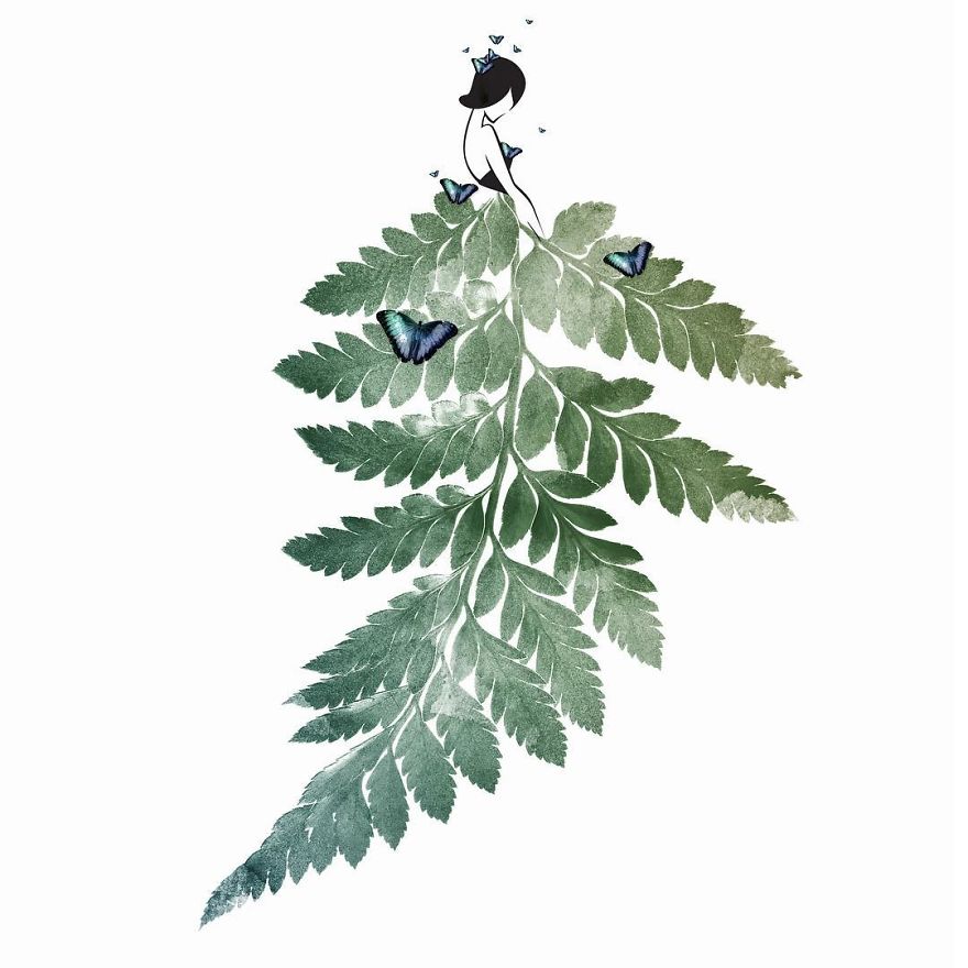 I Created An Illustrated Alter Ego Sassy Du Fleur, Out Of Petals