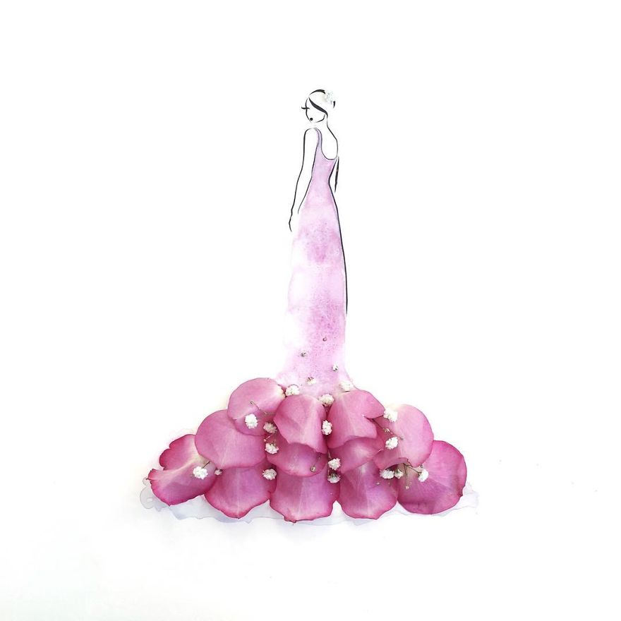 I Created An Illustrated Alter Ego Sassy Du Fleur, Out Of Petals