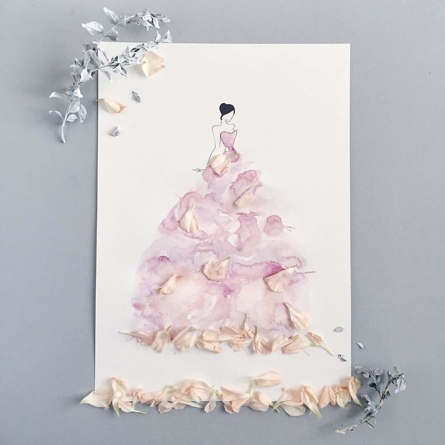 I Created An Illustrated Alter Ego Sassy Du Fleur, Out Of Petals