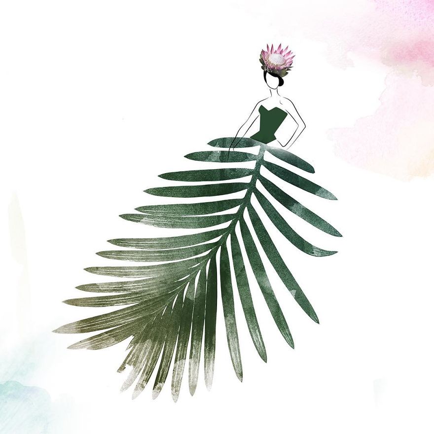 I Created An Illustrated Alter Ego Sassy Du Fleur, Out Of Petals