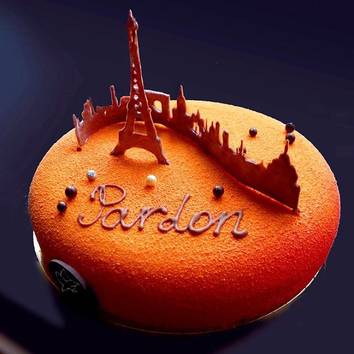 I Draw And Create My Own Chocolate World On The Mirror Glaze