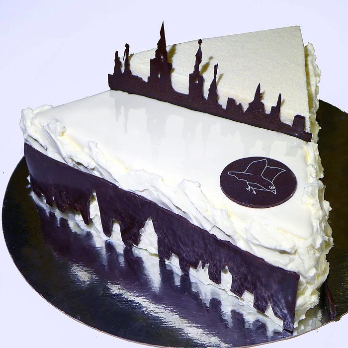 I Draw And Create My Own Chocolate World On The Mirror Glaze