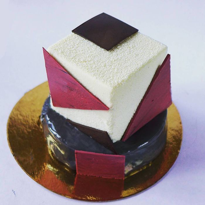 I Draw And Create My Own Chocolate World On The Mirror Glaze