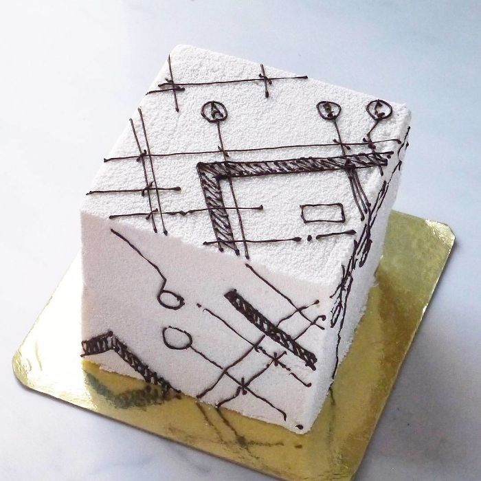 I Draw And Create My Own Chocolate World On The Mirror Glaze