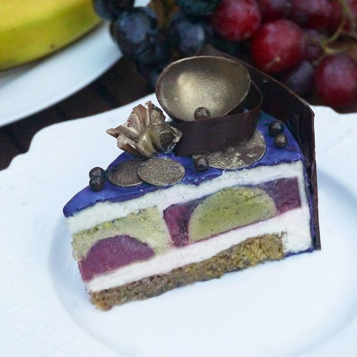 I Draw And Create My Own Chocolate World On The Mirror Glaze