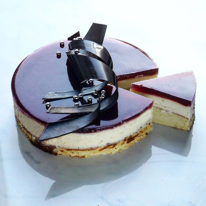 I Draw And Create My Own Chocolate World On The Mirror Glaze