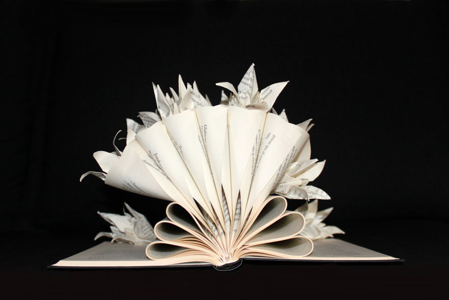 I Gave Old Books A New Life By Making Art From Them