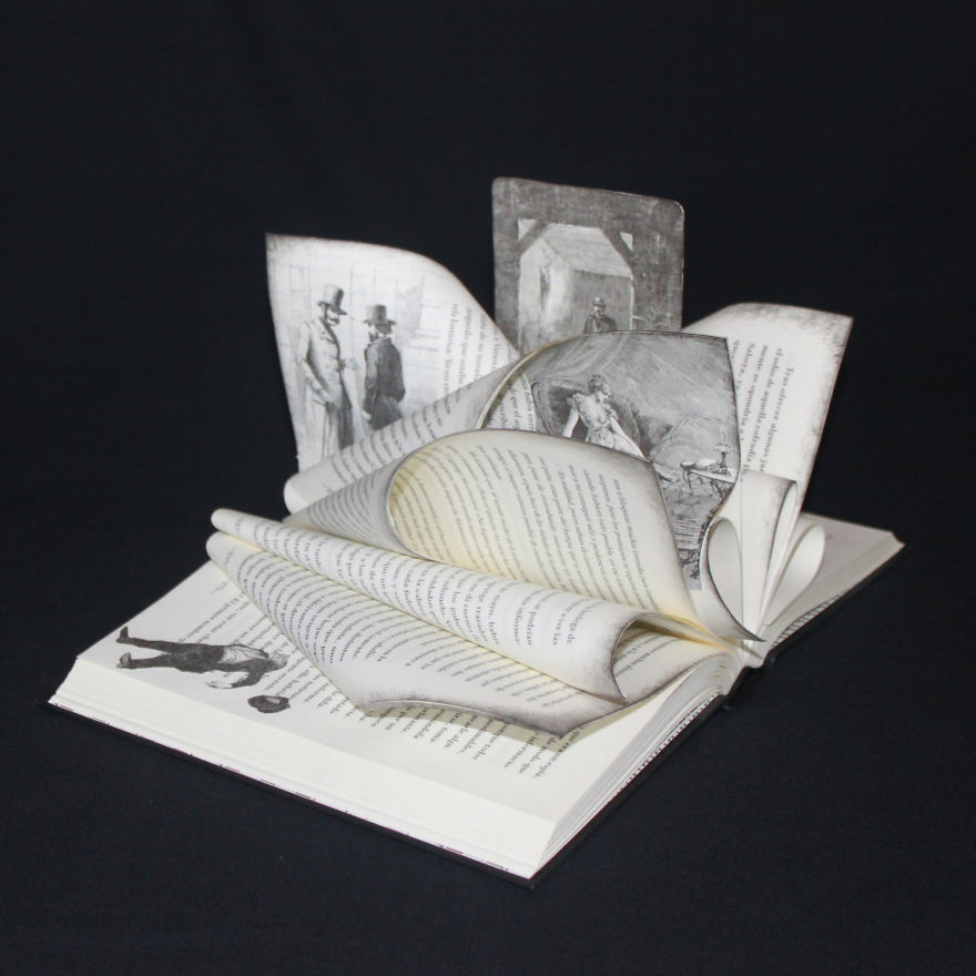 I Gave Old Books A New Life By Making Art From Them