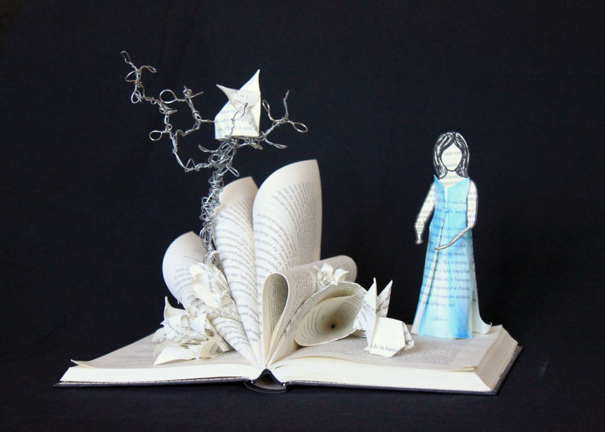 I Gave Old Books A New Life By Making Art From Them