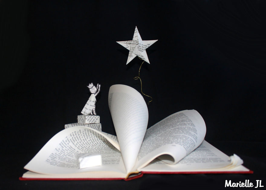 I Gave Old Books A New Life By Making Art From Them