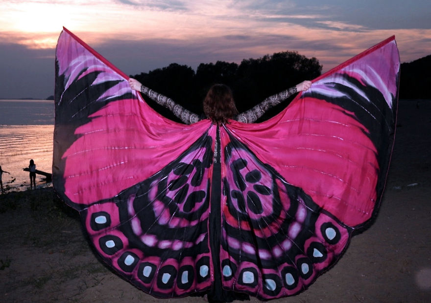 I Paint Silk Butterfly Wings