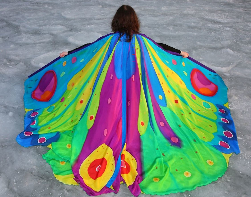 I Paint Silk Butterfly Wings