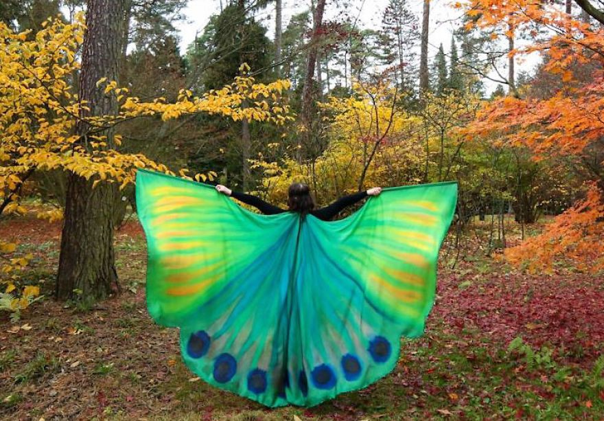 I Paint Silk Butterfly Wings