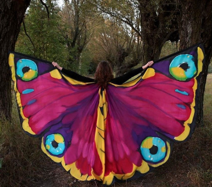 I Paint Silk Butterfly Wings