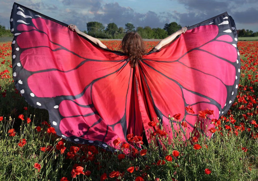 I Paint Silk Butterfly Wings