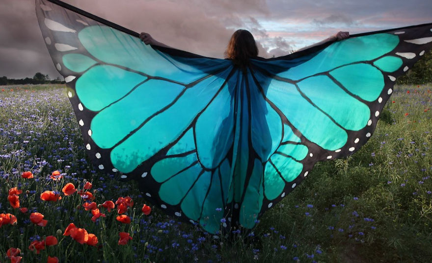 I Paint Silk Butterfly Wings