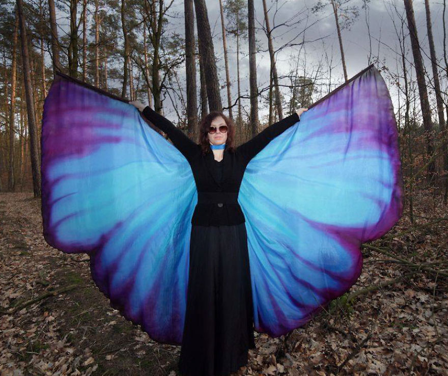 I Paint Silk Butterfly Wings
