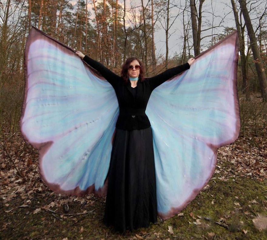 I Paint Silk Butterfly Wings