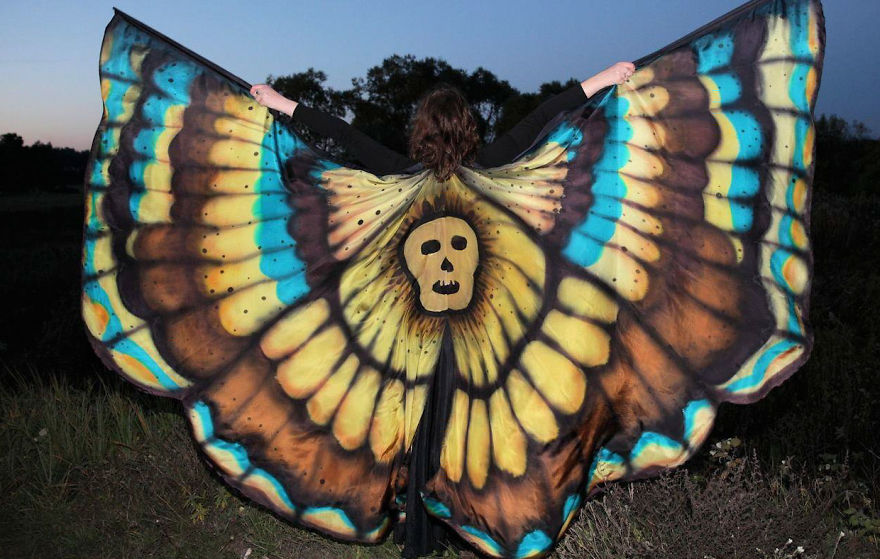 I Paint Silk Butterfly Wings