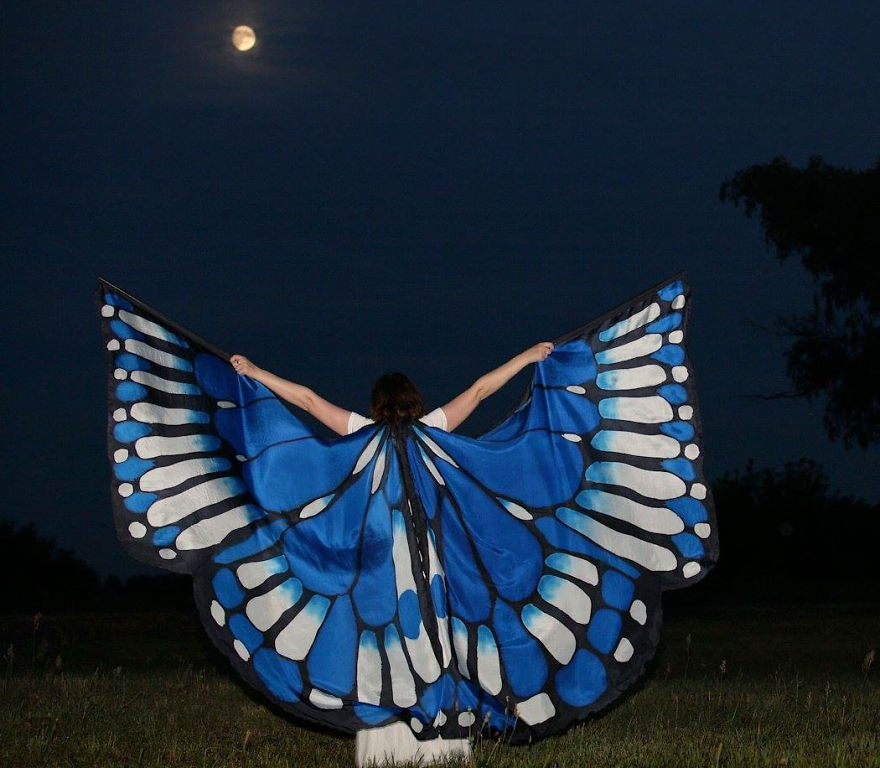 I Paint Silk Butterfly Wings