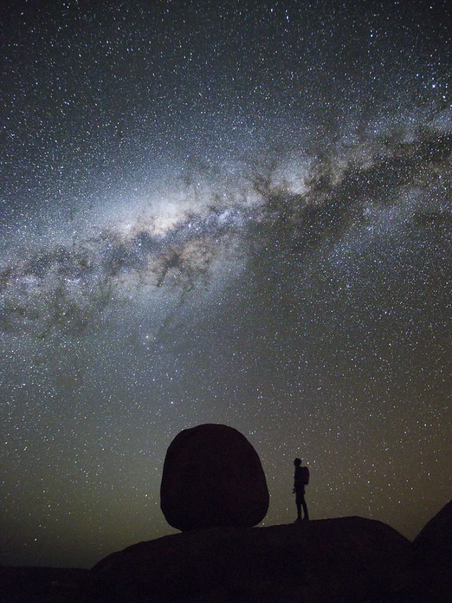 Exploring The Devils Marbles, NT