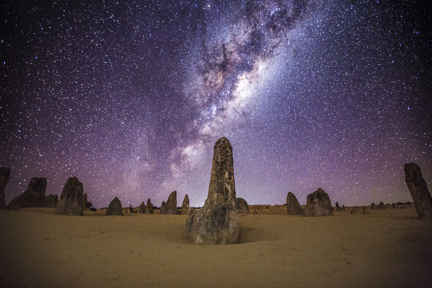 Starry Nights At The Pinnacles, WA