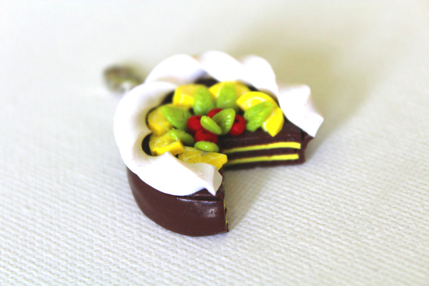 I Want To Make Everything Tasty By Creating Realistic Miniature Food Jewelry From Polymer Clay