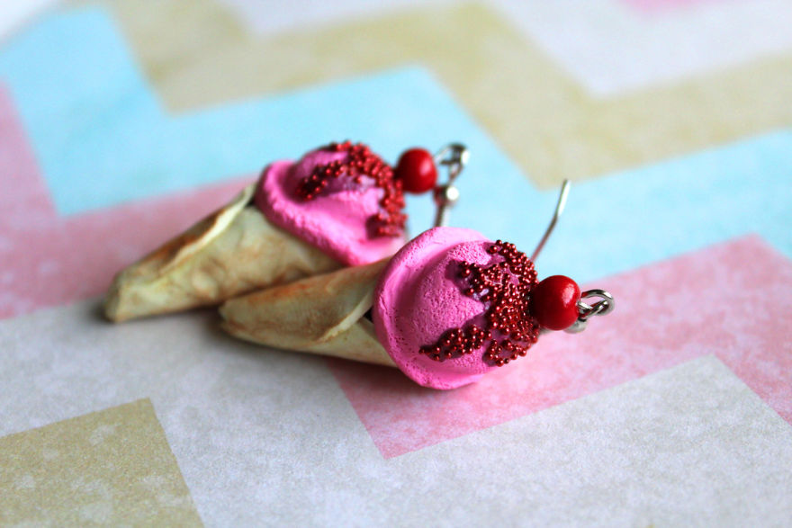 I Want To Make Everything Tasty By Creating Realistic Miniature Food Jewelry From Polymer Clay