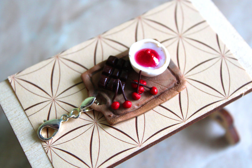 I Want To Make Everything Tasty By Creating Realistic Miniature Food Jewelry From Polymer Clay
