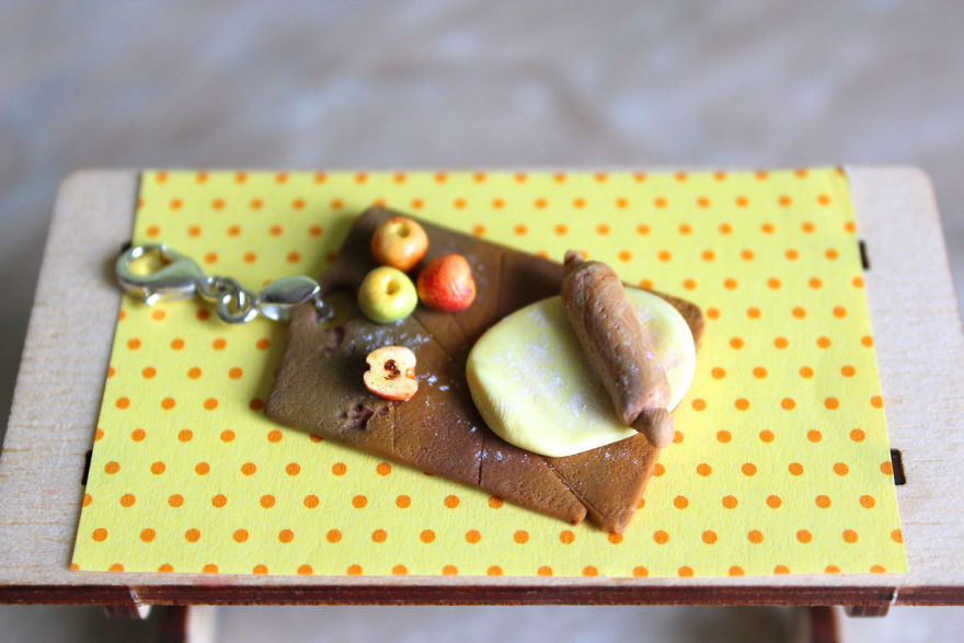 I Want To Make Everything Tasty By Creating Realistic Miniature Food Jewelry From Polymer Clay