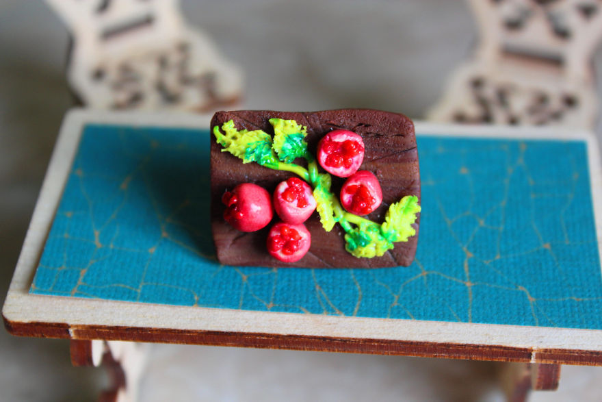 I Want To Make Everything Tasty By Creating Realistic Miniature Food Jewelry From Polymer Clay
