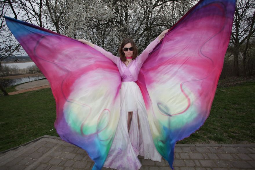 I Paint Silk Butterfly Wings