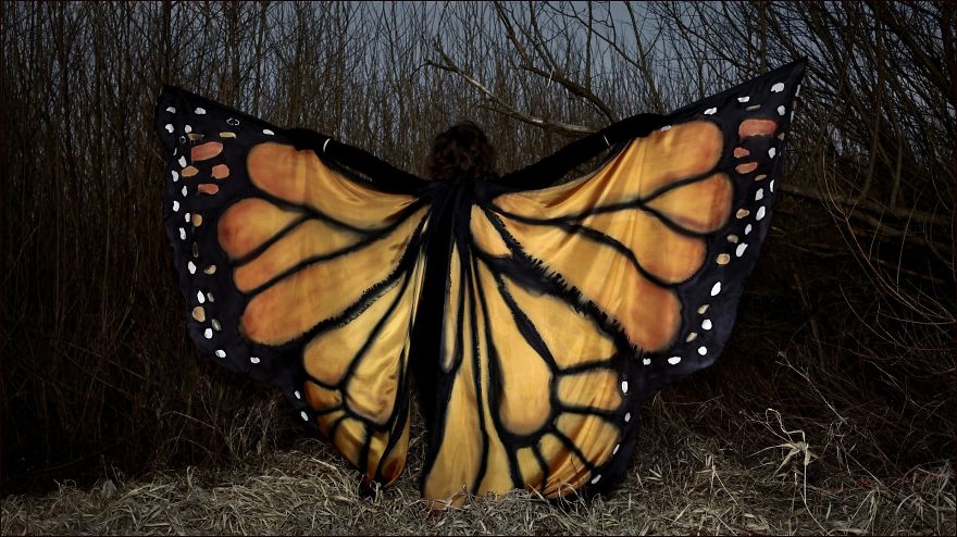 I Paint Silk Butterfly Wings