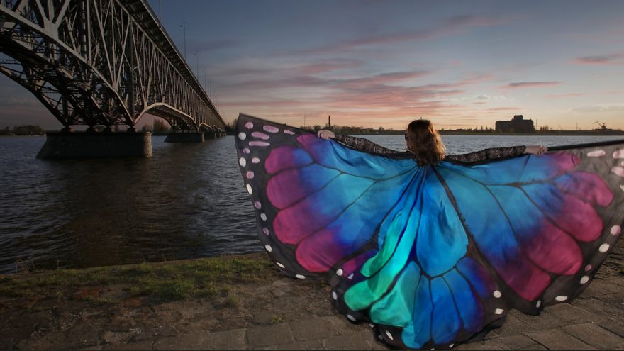 I Paint Silk Butterfly Wings