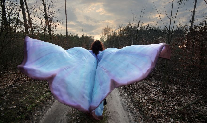 I Paint Silk Butterfly Wings