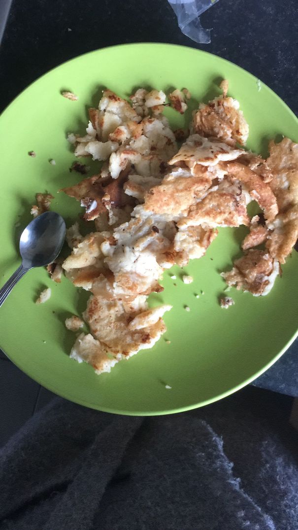 My First Ever Pancakes! That Went Well