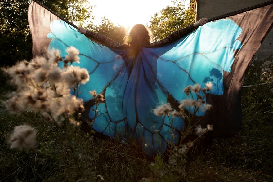 I Paint Silk Butterfly Wings