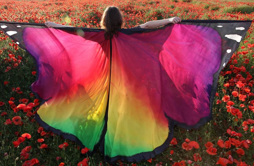 I Paint Silk Butterfly Wings