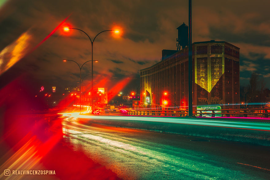 I Photographed A Snowy Montreal Night